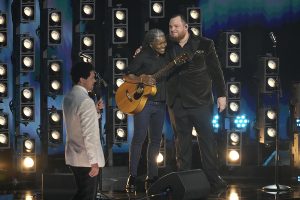 Feb. 4, 2024 ~ Tracy Chapman and Luke Combs perform "Fast Car" during the 66th Annual Grammy Awards at Crypto.com Arena in Los Angeles. Photo: Robert Hanashiro ~ USA TODAY NETWORK